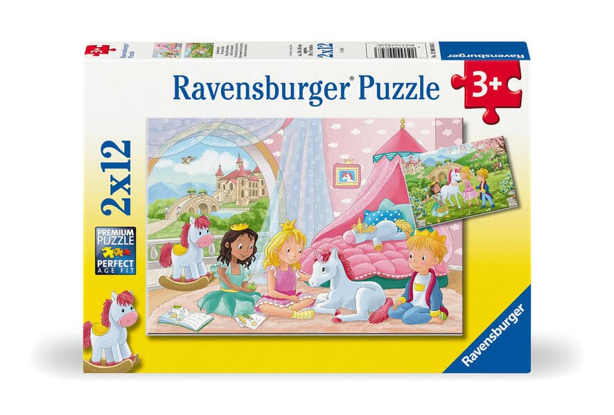 Children's puzzle 2x12 Teile - Zauberhafte Freundschaft