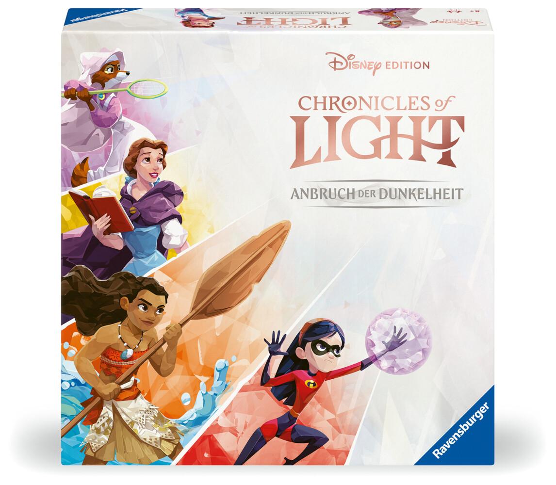 Ravensburger 228881 - Familienspiel Chronicles of Light - Disney Edition, Gesellschaftsspiel für Familien und Erwachsene, ab 8 Jahren, für 1-4 Spieler - Kooperatives Brettspiel