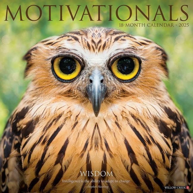 Motivationals 2025 12 X 12 Wall Calendar