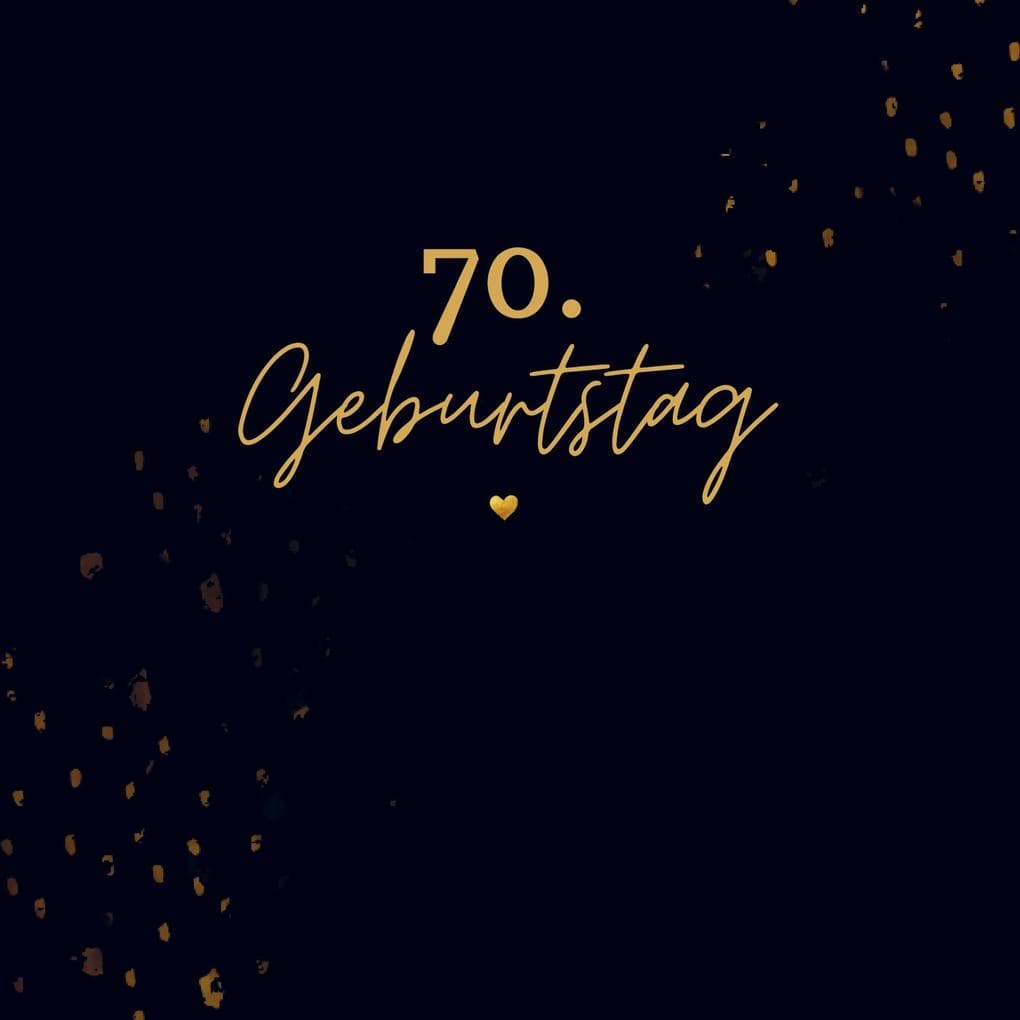 70. Geburtstag- Gästebuch Blanko