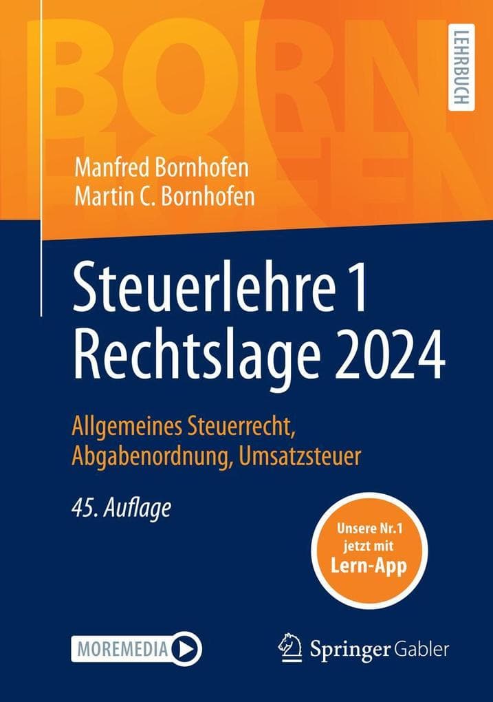 Steuerlehre 1 Rechtslage 2024