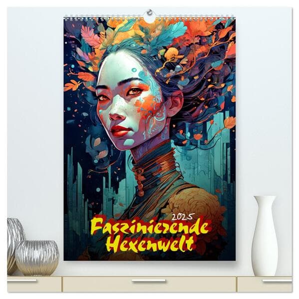 Faszinierende Hexenwelt (hochwertiger Premium Wandkalender 2025 DIN A2 hoch), Kunstdruck in Hochglanz