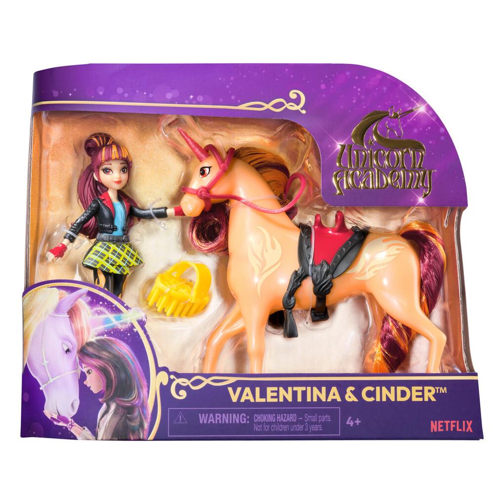 Spin Master - Unicorn Academy - Valentina und Einhorn Cinder Set