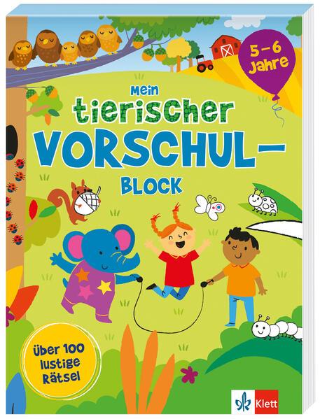 Mein tierischer Vorschul-Block (5 - 6 Jahre)