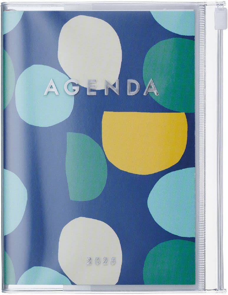 MARK'S 2024/2025 Taschenkalender A6 vertikal, Dots // Navy