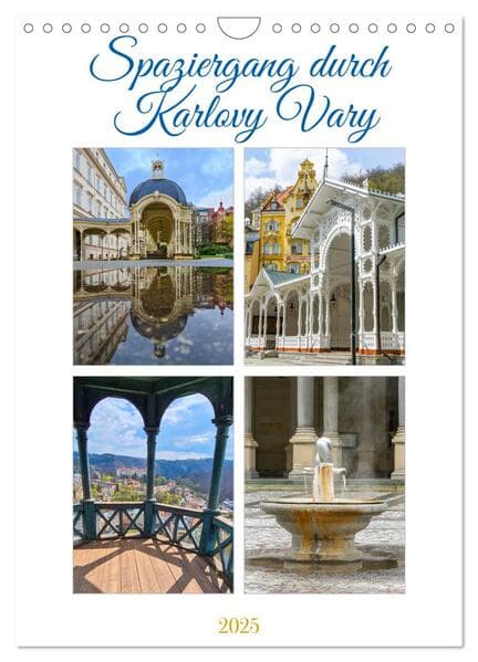 Spaziergang durch Karlovy Vary (Wandkalender 2025 DIN A4 hoch), CALVENDO Monatskalender