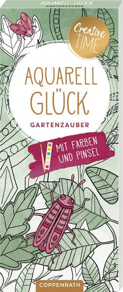 Aquarell-Glück Gartenzauber