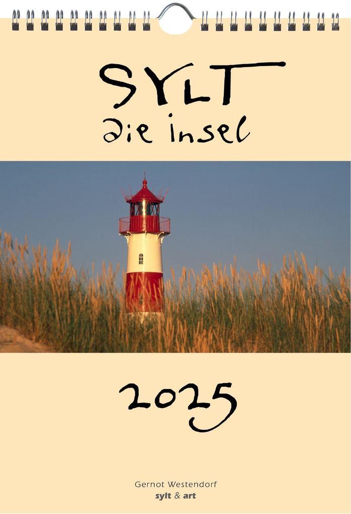 Sylt-die Insel 2025 A4 Kalender