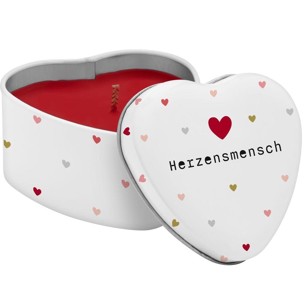 Herzkerze Motiv "Herzensmensch"