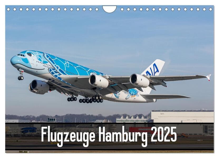 Flugzeuge Hamburg 2025 (Wandkalender 2025 DIN A4 quer), CALVENDO Monatskalender