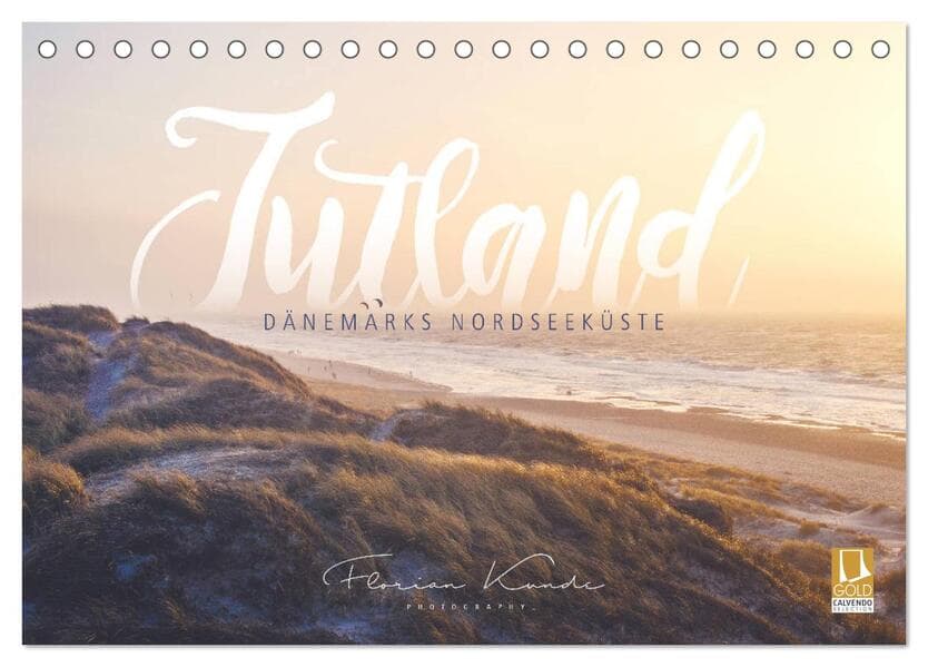 Jutland - Dänemarks Nordseeküste (Tischkalender 2025 DIN A5 quer), CALVENDO Monatskalender