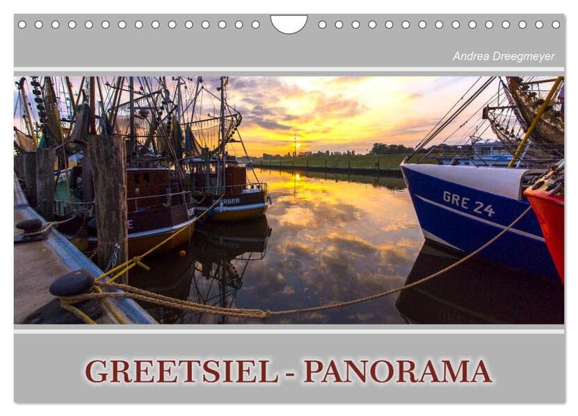 Greetsiel-Panorama (Wandkalender 2025 DIN A4 quer), CALVENDO Monatskalender