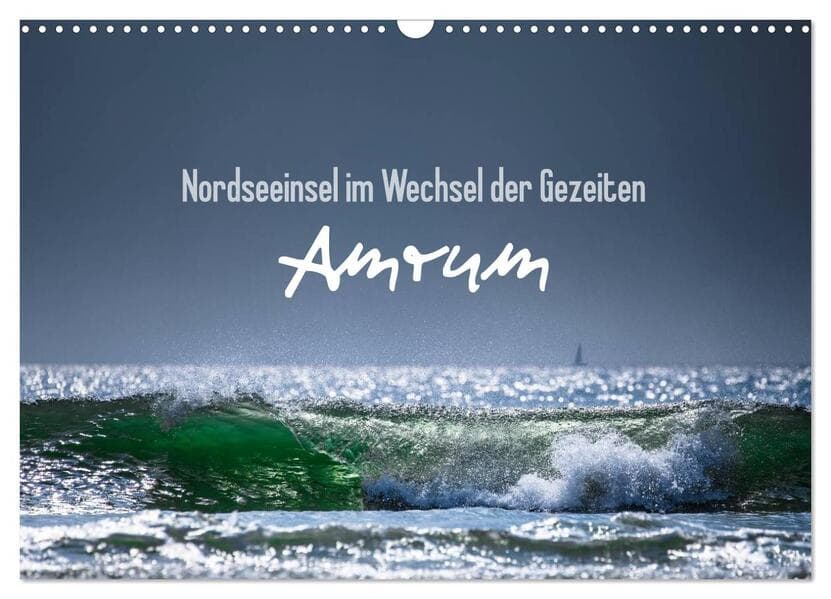 Amrum - Nordseeinsel im Wechsel der Gezeiten (Wandkalender 2025 DIN A3 quer), CALVENDO Monatskalender