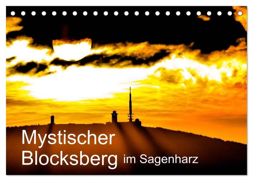 Mystischer Blocksberg im Sagenharz (Tischkalender 2025 DIN A5 quer), CALVENDO Monatskalender