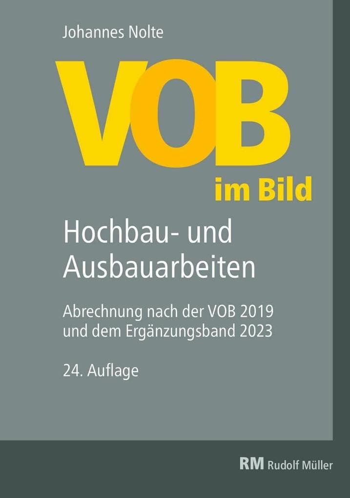 VOB im Bild - Hochbau- und Ausbauarbeiten - E-Book (PDF)