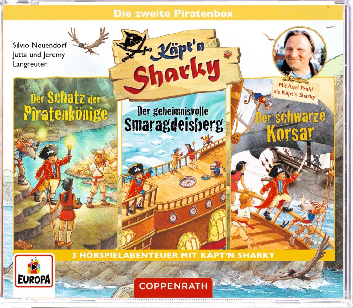 CD-Hörspiel: Käpt'n Sharky - Die zweite Piratenbox (3 CDs)