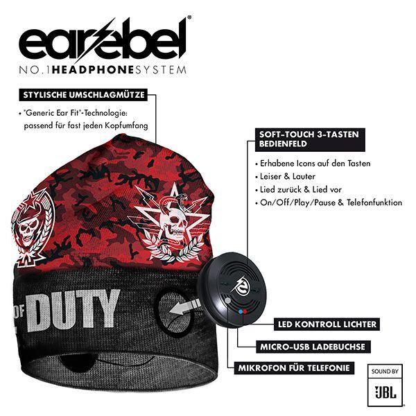 Style Dock Beanie Set Cod Franchise - Camo Red