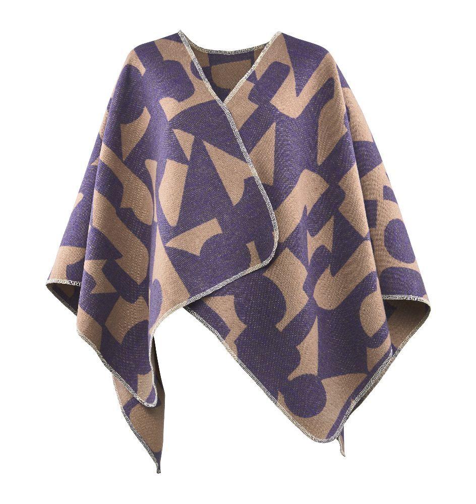 Poncho-Decke "abstrakt" one size (GRS)