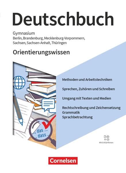 Deutschbuch Gymnasium - Berlin, Brandenburg, Mecklenburg-Vorpommern, Sachsen, Sachsen-Anhalt und Thüringen - Neue Ausgabe - 5.-10. Schuljahr