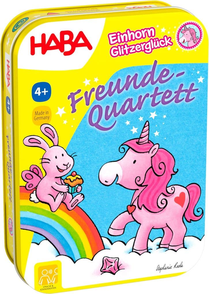 HABA - Einhorn Glitzerglück - Freunde-Quartett