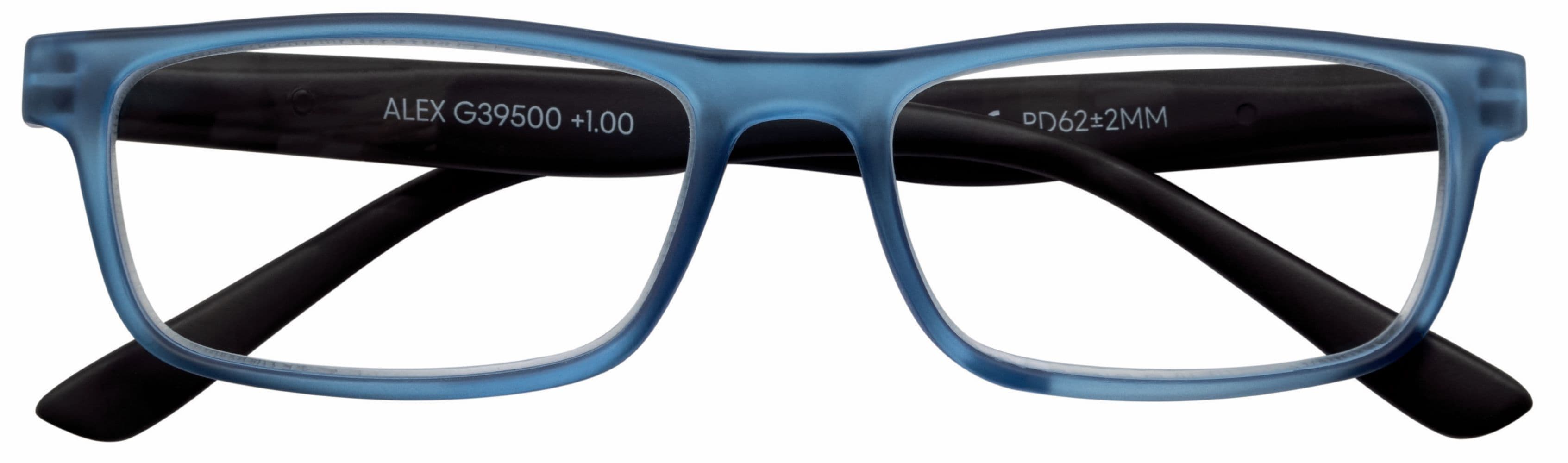 Lesebrille ALEX, blau, +1.00 dpt