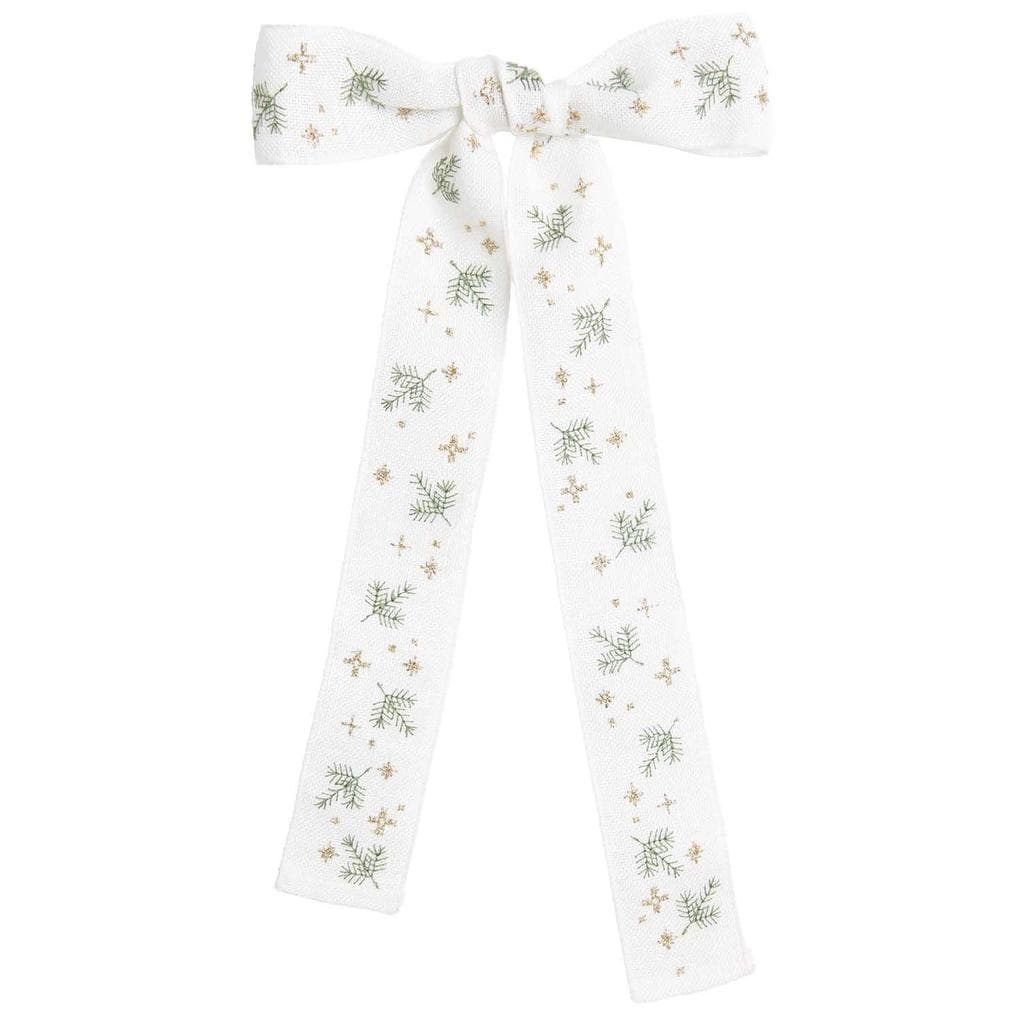 Stickpackung Gezählter Kreuzstich, Schleife Tannenzweig, 4x106cm