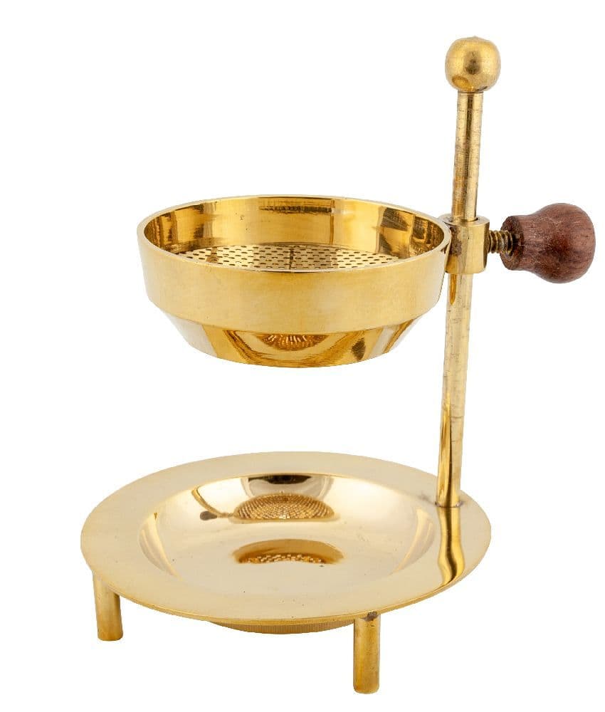 Verstellbare Räucherschale (Messing)