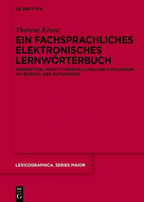 Ein fachsprachliches elektronisches Lernwörterbuch