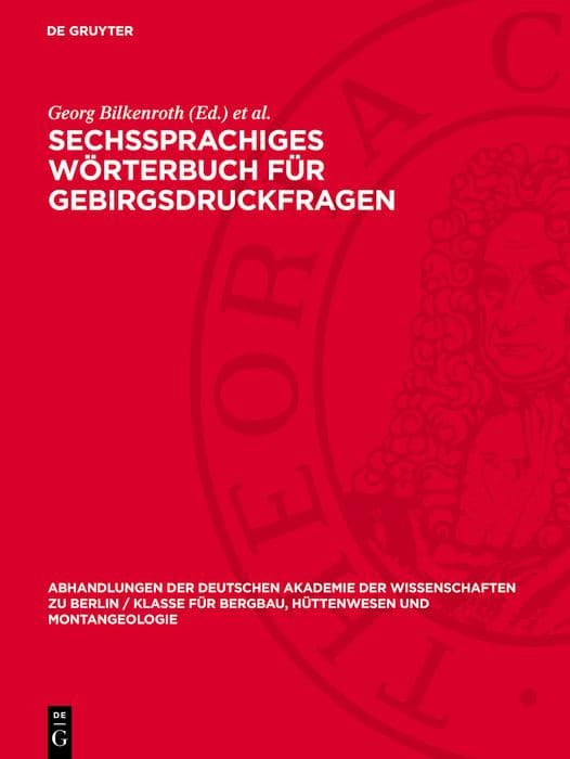 Sechssprachiges Wörterbuch für Gebirgsdruckfragen