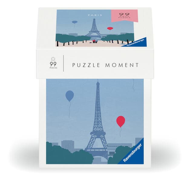 Ravensburger Puzzle 12001376 - Paris - 99 Teile Puzzle Moment für Erwachsene und Kinder ab 14 Jahren