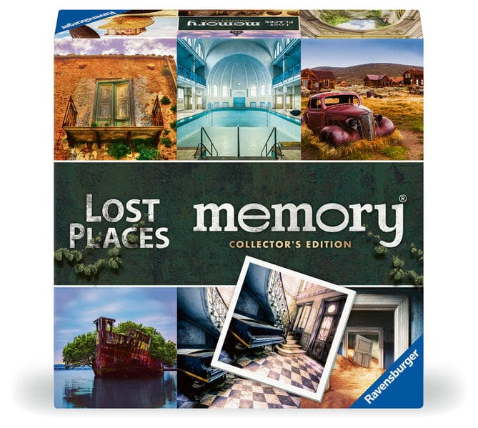 Collector's memory® Lost Places - Gesellschaftsspiel & Brettspiel ab 6 Jahre