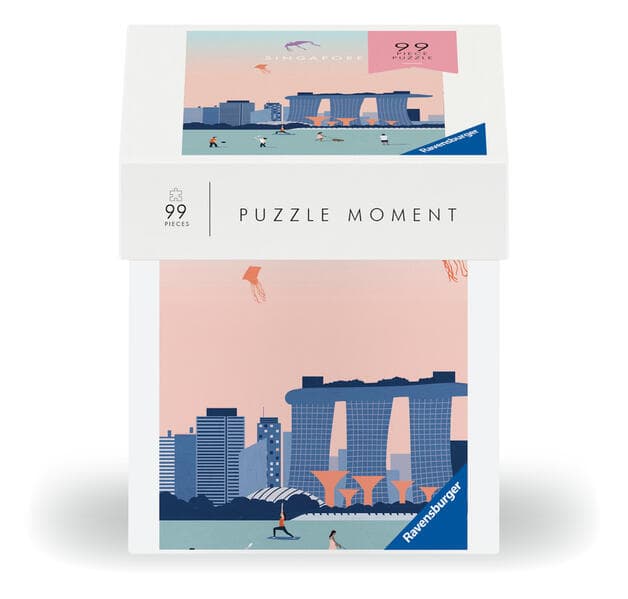 Ravensburger Puzzle 12001379 - Singapore - 99 Teile Puzzle Moment für Erwachsene und Kinder ab 14 Jahren