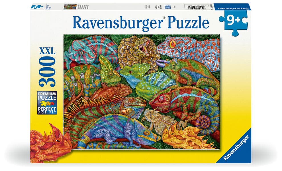 Children's puzzle 300 XXL Teile - Faszinierende Reptilien