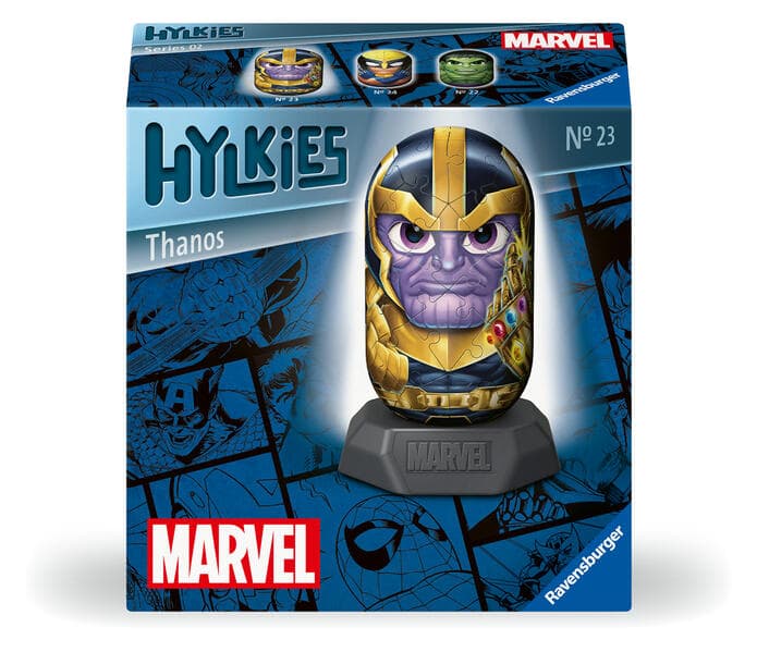 Ravensburger Hylkies: Marvel Sammelfiguren zum selbst zusammenbauen - Figur #23 - Thanos - Aufbauen, Verlieben, Sammeln - Mini-Figuren für Fans der Marvel Avengers