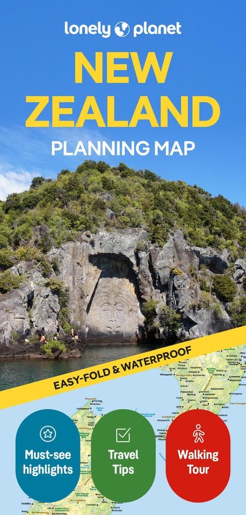 Lonely Planet New Zealand Planning Map