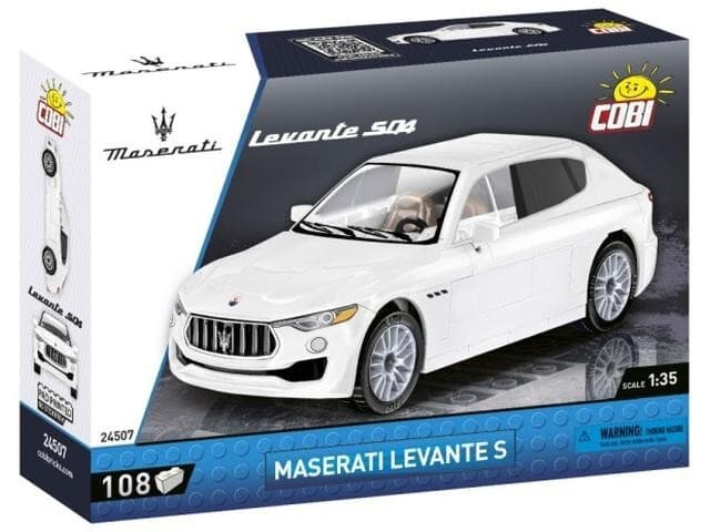 COBI 24507 - Maserati Levante S, Bausatz 1:35, Bausatz 108 Klemmbausteine