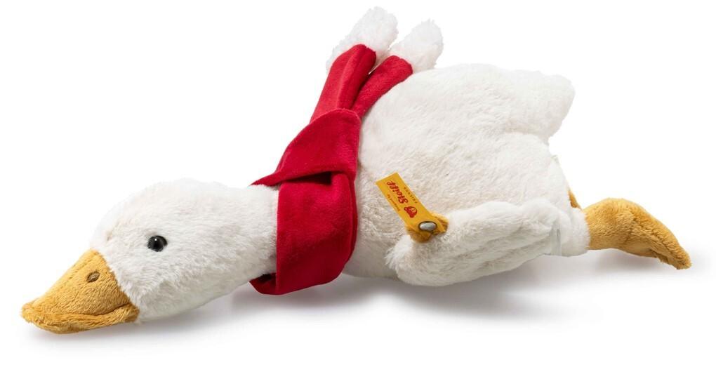 Steiff 075513 - Gilda Gans Cosy Christmas, weiß, 26 cm