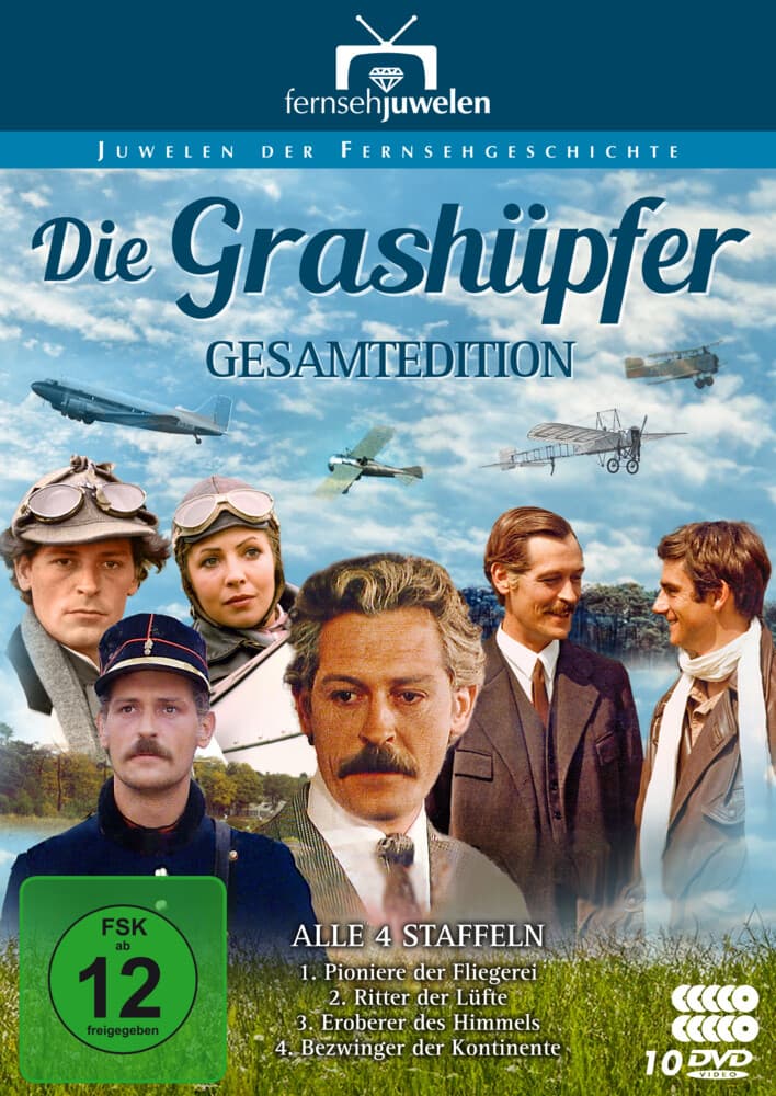 Die Grashüpfer - Gesamtedition (Alle 4 Staffeln), 10 DVDs