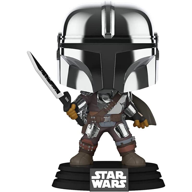 Star Wars: Mandalorian POP! Vinyl Figur MandoW/DrkSabr(GW/MT) 9 cm