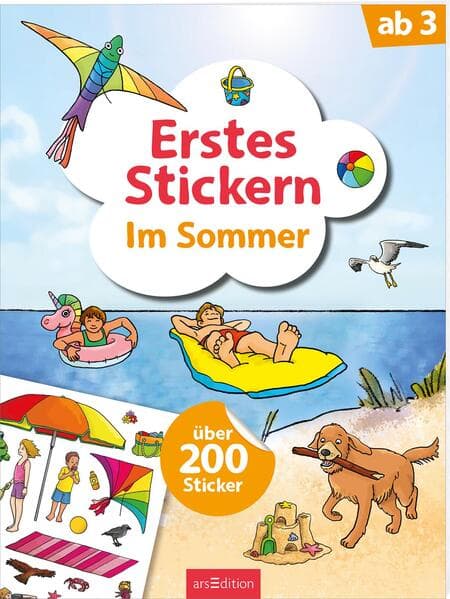 Erstes Stickern - Im Sommer