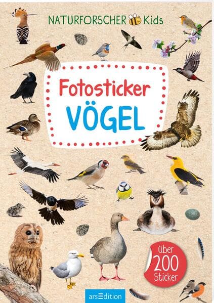 Naturforscher-Kids - Fotosticker Vögel