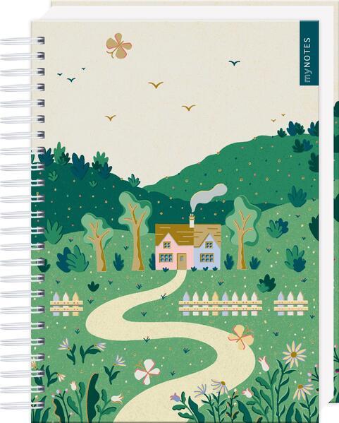 myNOTES Papeterie: Ringbuch Cottage Style: Mein Cottage-Garten