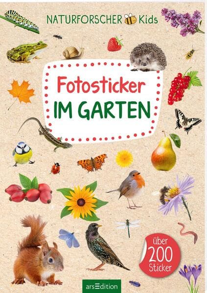 Naturforscher-Kids - Fotosticker Im Garten