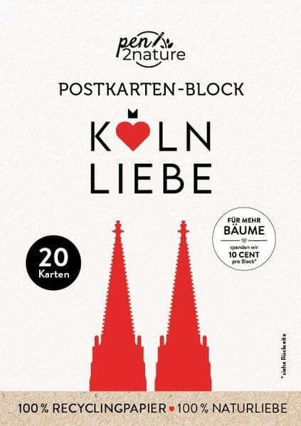 Postkartenblock Köln-Liebe