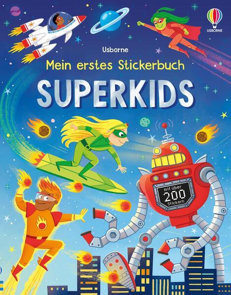 Mein erstes Stickerbuch: Superkids