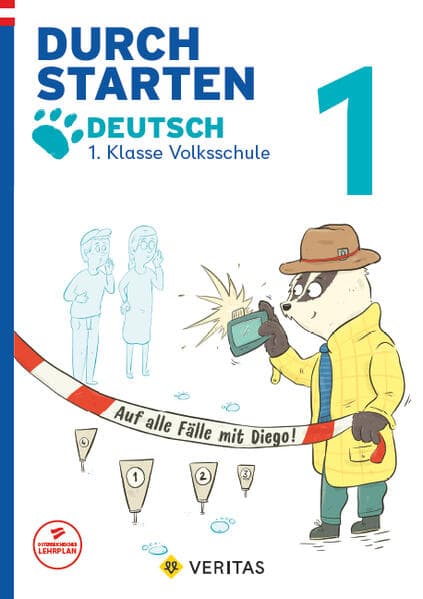 Durchstarten 1. Klasse - Volksschule - Auf alle Fälle mit Diego! Deutsch - Übungsbuch