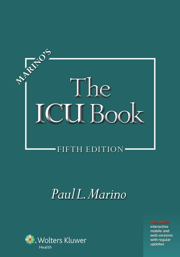 Marino's The ICU Book: Print + eBook with Updates