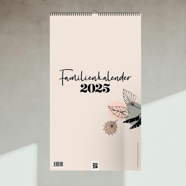 Design Familienkalender 2025 Boho / Scandi