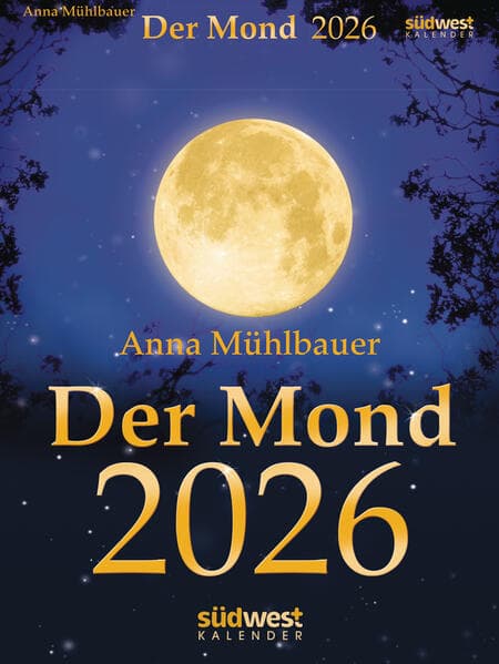 Der Mond 2026 - Tagesabreißkalender