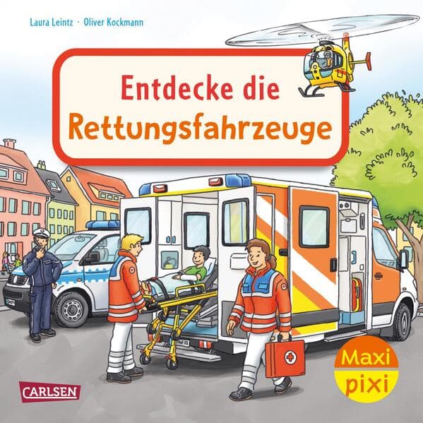 Maxi Pixi 487: VE 5: Entdecke die Rettungsfahrzeuge (5 Exemplare)